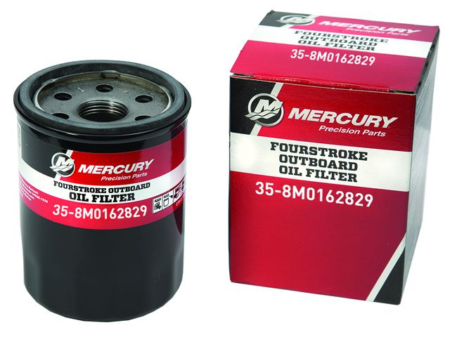 Фильтр масляный MERCURY для лодочных моторов Mercury, Yamaha и Honda 8M0162829/8M0162830  #1