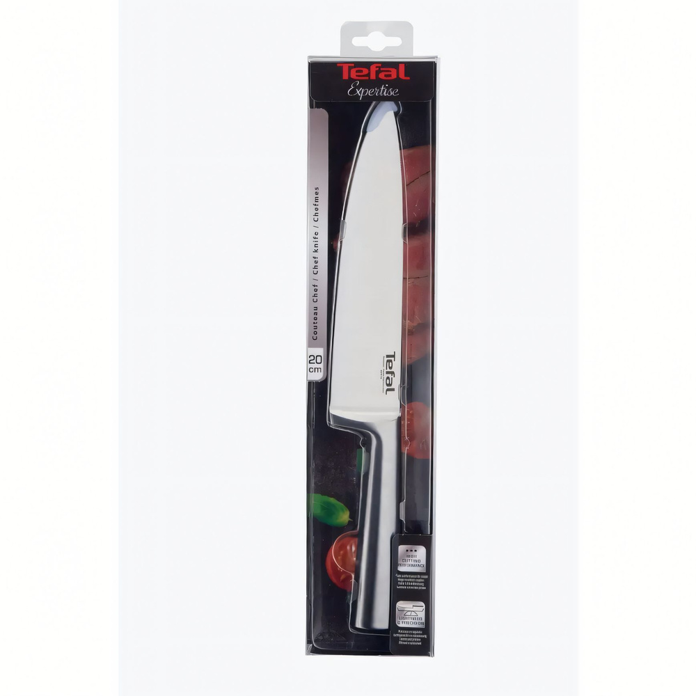 Tefal Кухонный нож для рыбы, для мяса, длина лезвия 20 см #1