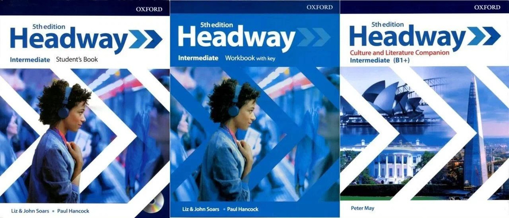 Headway Intermediate 5th Edition, Полный комплект: Student's Book ...