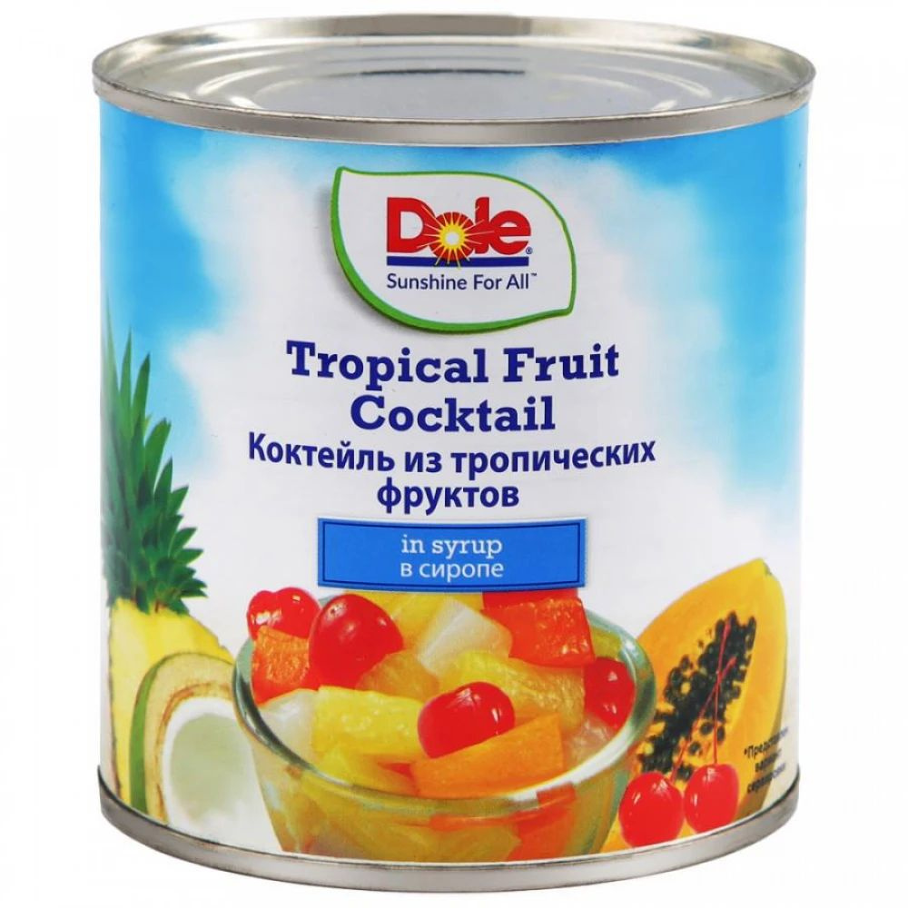 Dole Тропический фруктовый коктейль, в густом сиропе,439 г #1