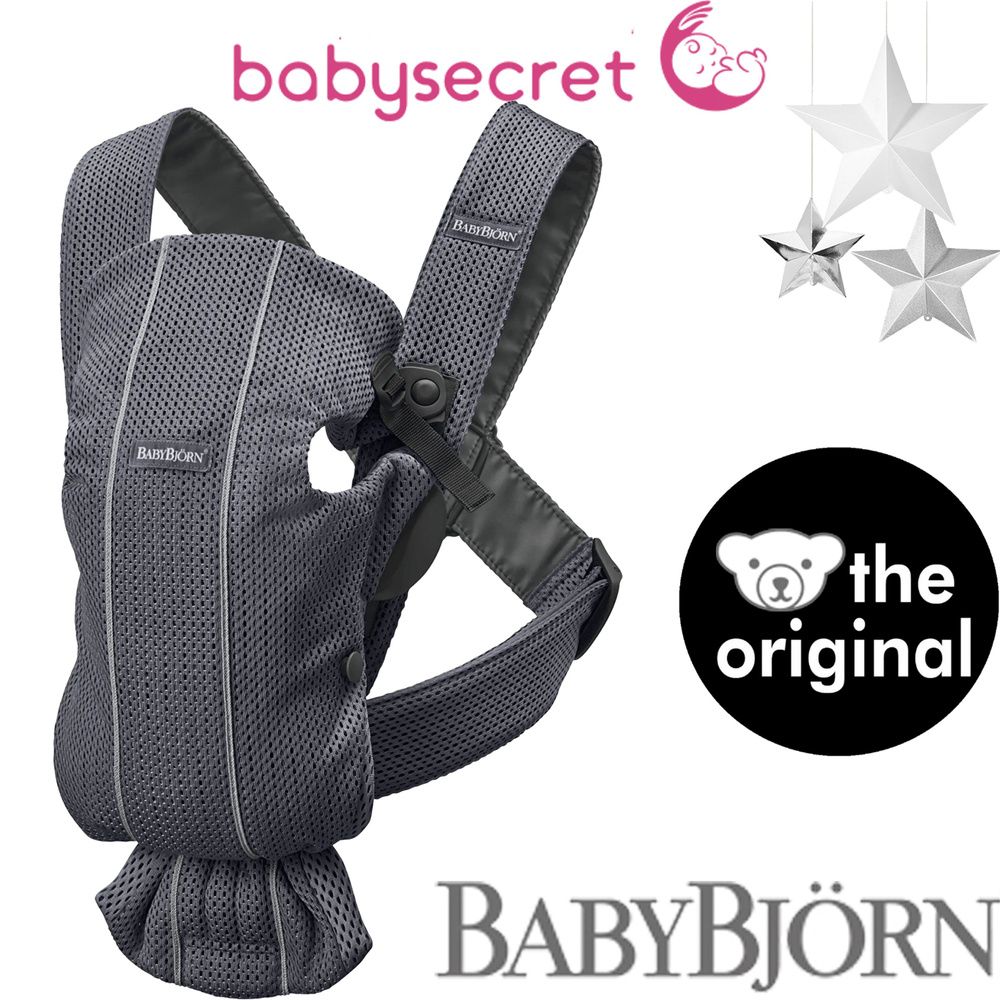 Рюкзак-Кенгуру для новорожденных BabyBjorn Mini Mesh 0210.13 (антрацит)  #1