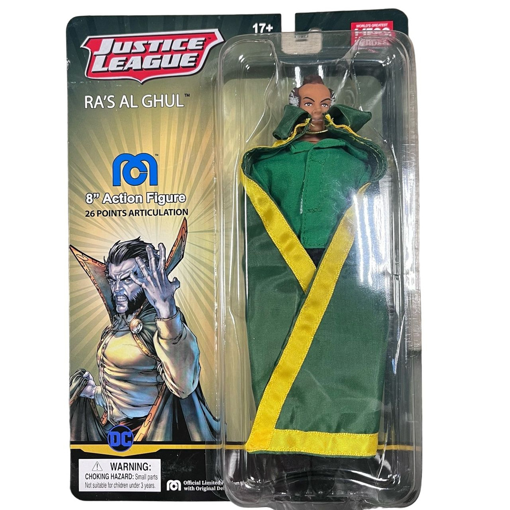 Figurine D’action DC Mego Ra’s Al Ghul 8 Pouces – Neuf Sous Boîte – Univers Batman Et Justice League