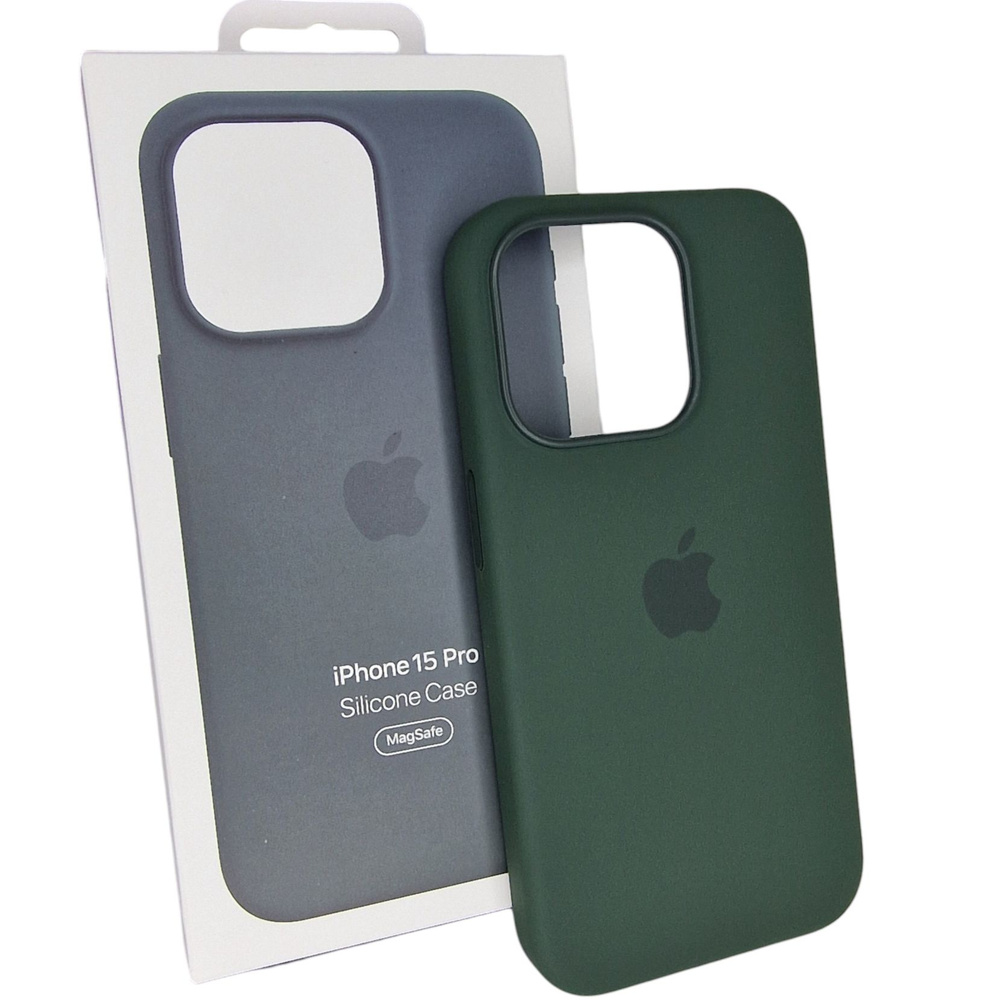 Чехол SILICONE CASE для смартфона IPHONE 15 PRO с MagSafe, оригинальный силиконовый чехол с анимацией, #1