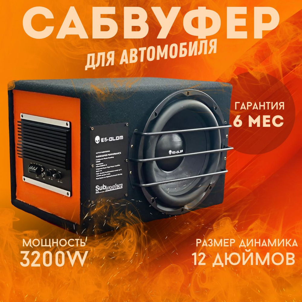 Активный сабвуфер E5 OLOM P12 12 дюймов 3200 W