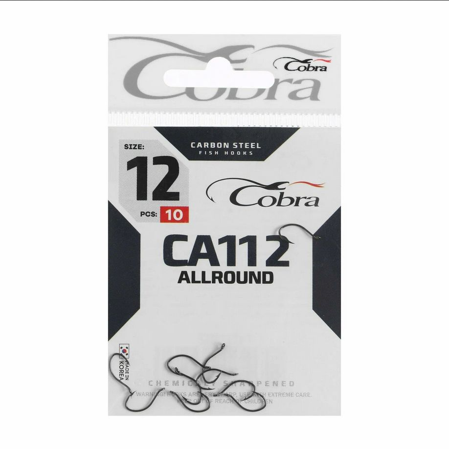 Крючки Cobra ALLROUND сер. CA112 разм.012 20шт. #1