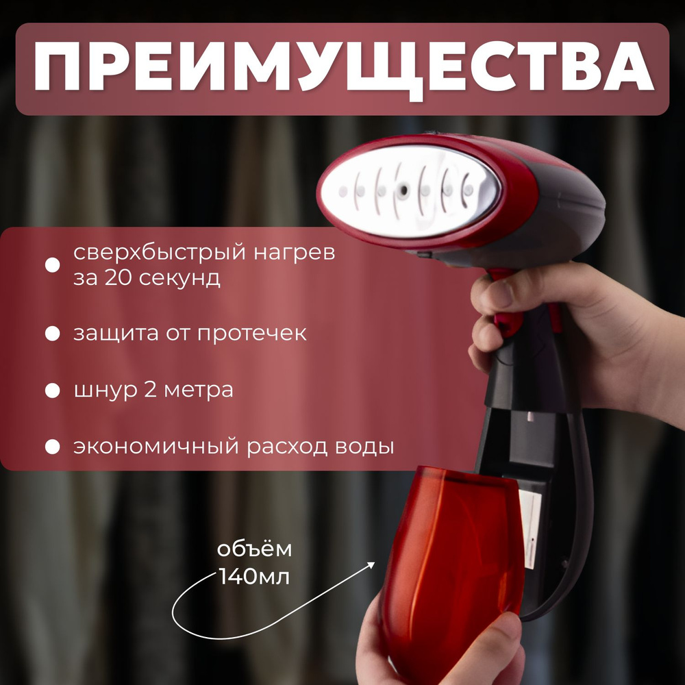 Отпариватель дорожный, складной, для одежды, с вертикальным и ...