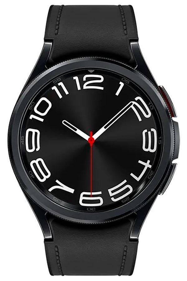 Смарт-часы Samsung Galaxy Watch 6 Classic, LTE, 43 мм, 1.3'', AMOLED, корпус черный, ремешок черный (SM-R955FZKACA) #1