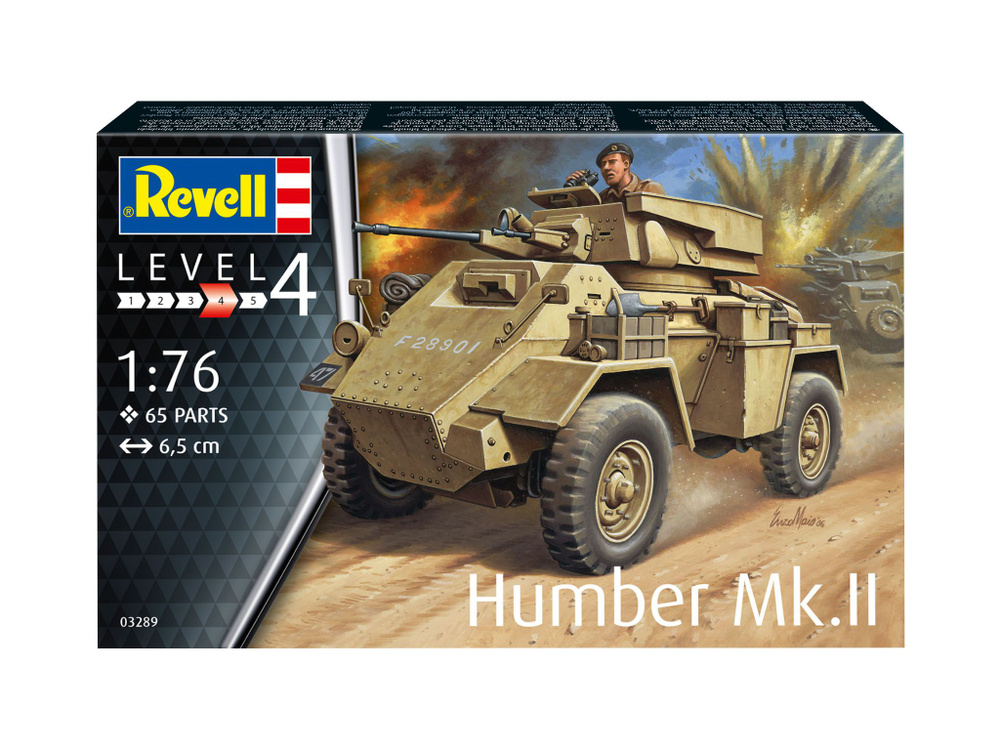 Набор для сборки Revell (Ревел) - Британский средний бронеавтомобиль Humber Mk.II  #1