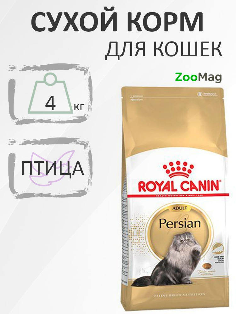 Royal Canin Breed cat Persian / Сухой корм Роял Канин для Взрослых кошек Персидской породы старше 1 года, #1