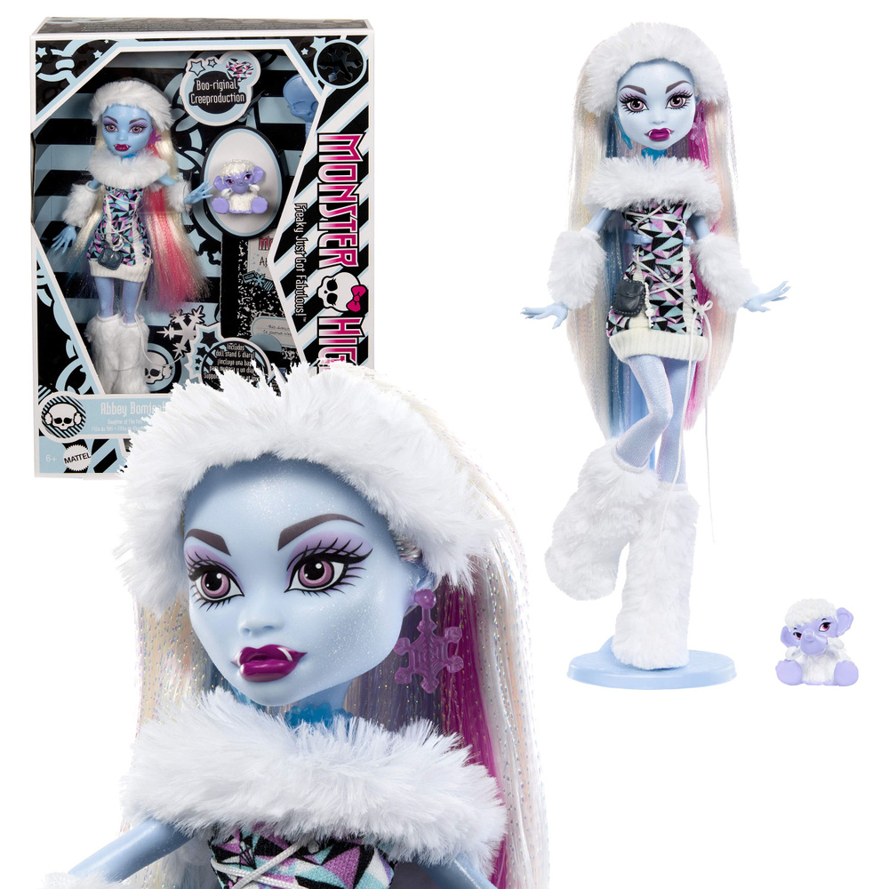 Кукла Эбби Боминабл Монстер Хай Перевыпуск Monster High Abbey Bominable Boo-riginal Creeproduction  #1