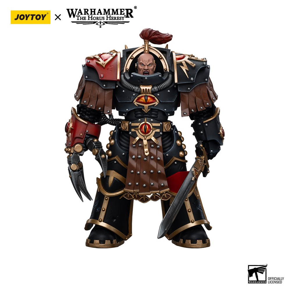 Подвижная фигурка JOYTOY Warhammer 40K Sons of Horus Ezekyle Abaddon First Captain of the XVlth Legion #1