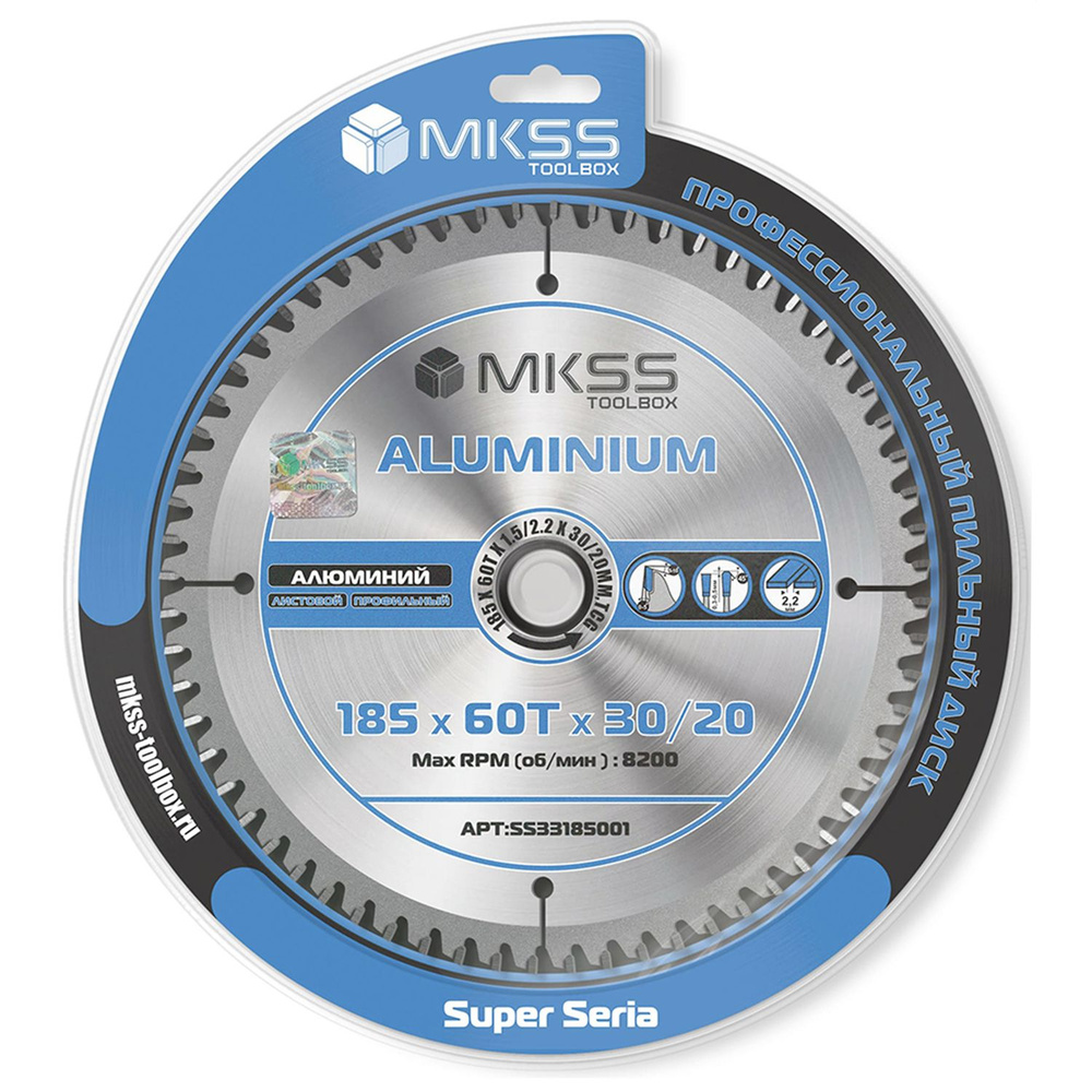 MKSS Диск пильный 185 x 2.2 x 20/30; 60  зуб. #1