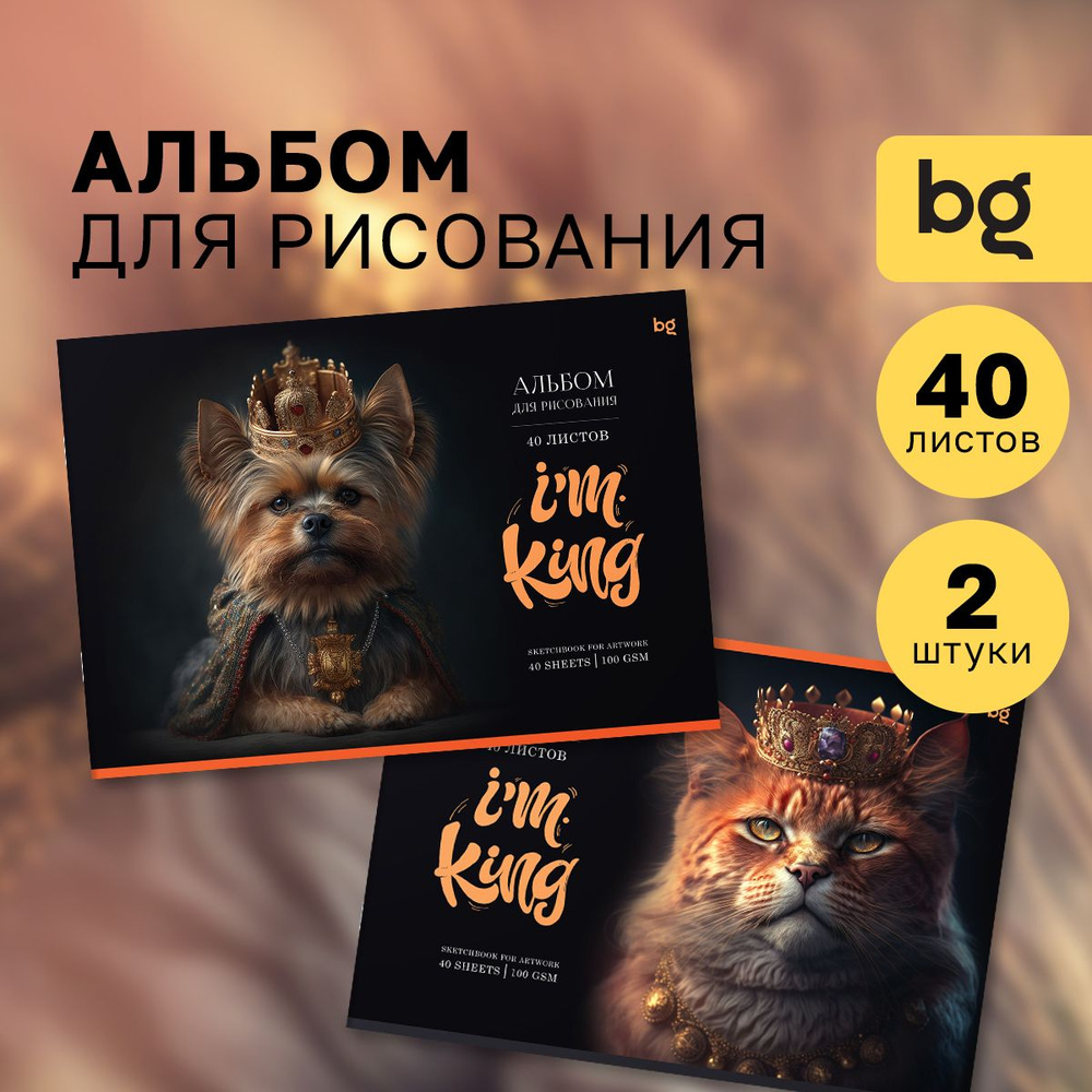 Альбом для рисования 40 листов А4 BG #1