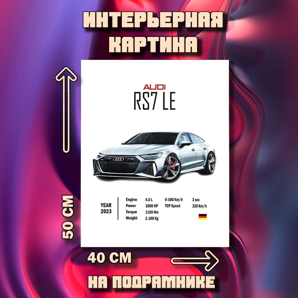 Картина на стену AUDI RS7 #1