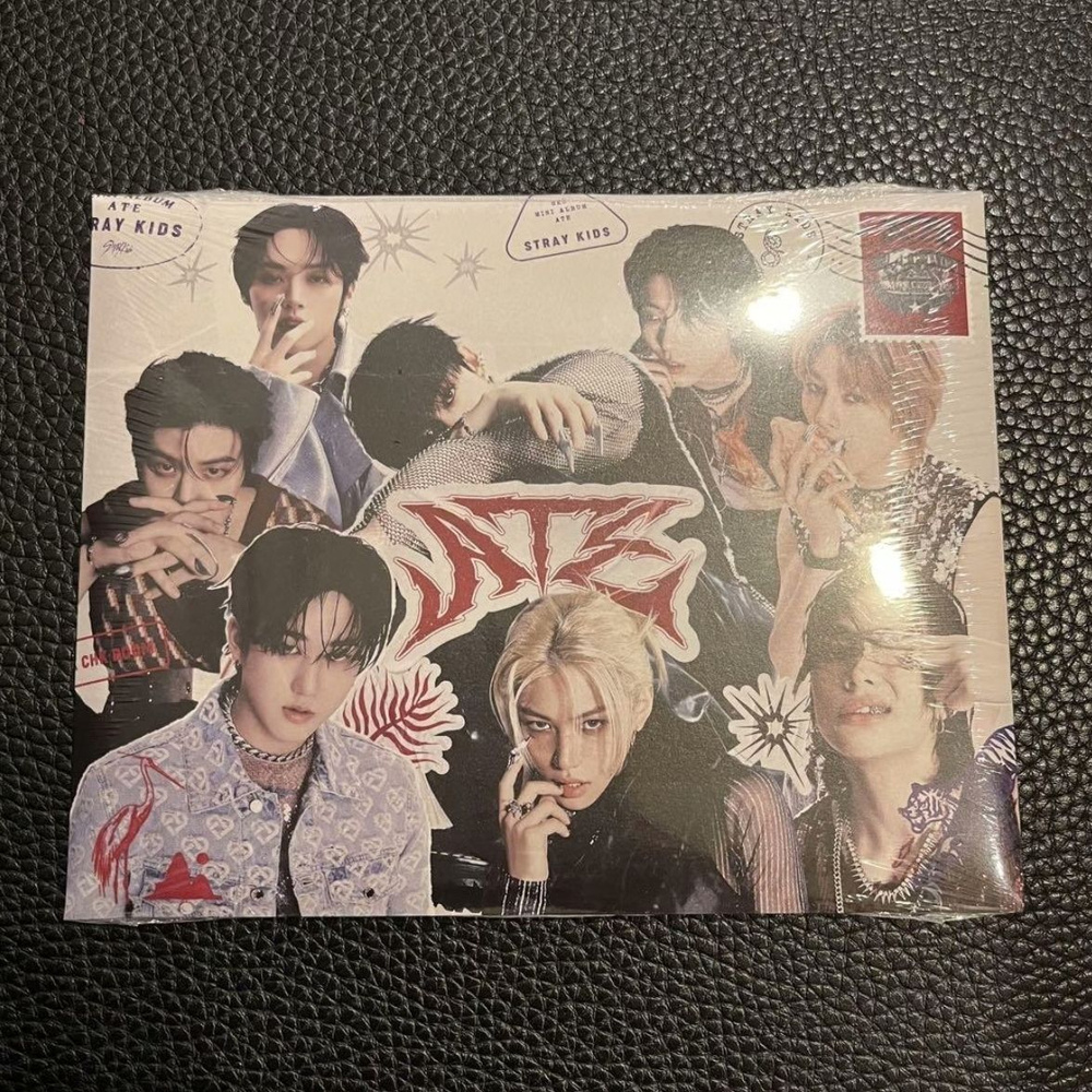 STRAY KIDS – ATE [Boom Ver] 9ème Mini Album - CD-R + Photobook + Photocards + Poster Plié + Stickers - Édition Précommande - 11