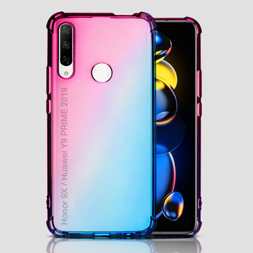 Защитный чехол силиконовый на телефон Huawei HONOR 9X / Y9 Prime 2019 / P Smart Z противоударный с защитой #1