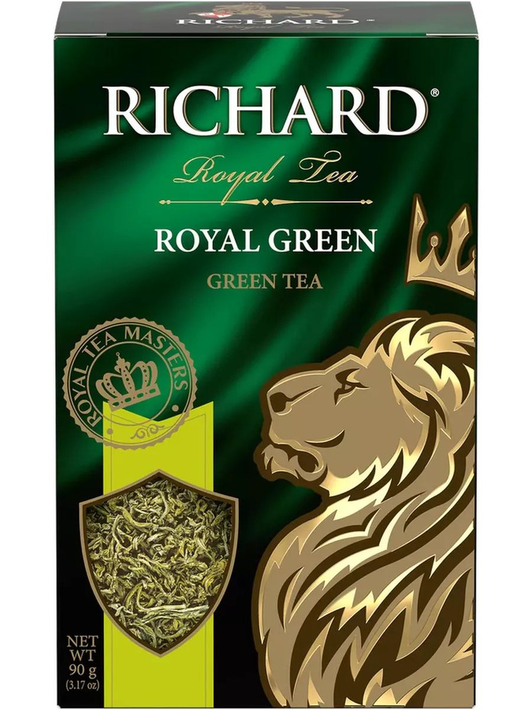 Чай зеленый RICHARD Royal Green, листовой, 90г #1