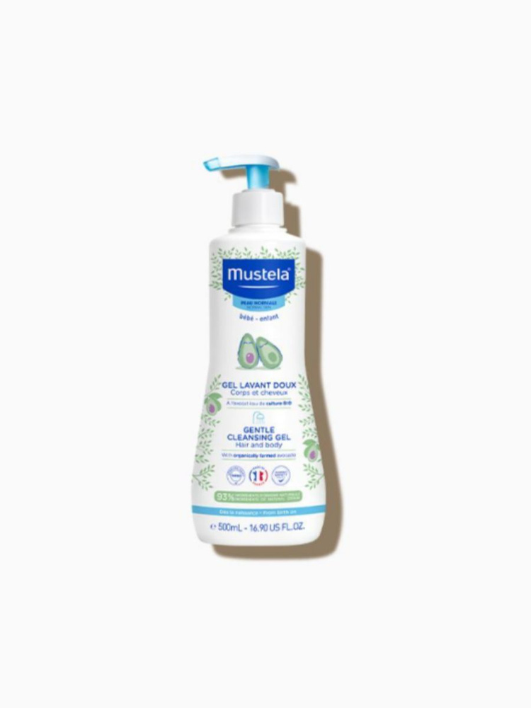 Нежный очищающий гель для купания Mustela 500 мл #1