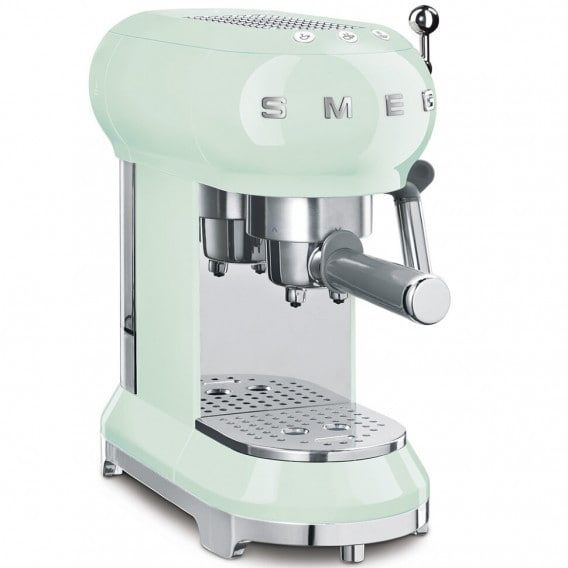 Кофеварка рожковая Smeg ECF01, пастельный зеленый #1