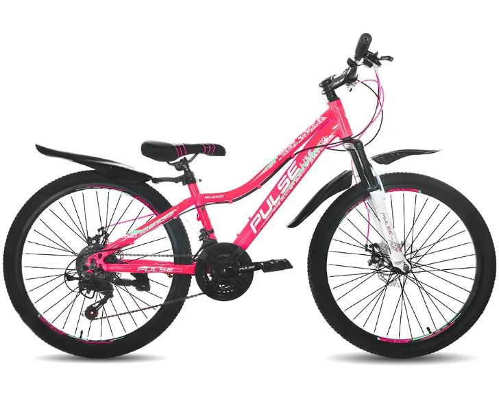 Велосипед подростковый горный 24 Pulse Lite MD-2400, рама 14, розовый ...