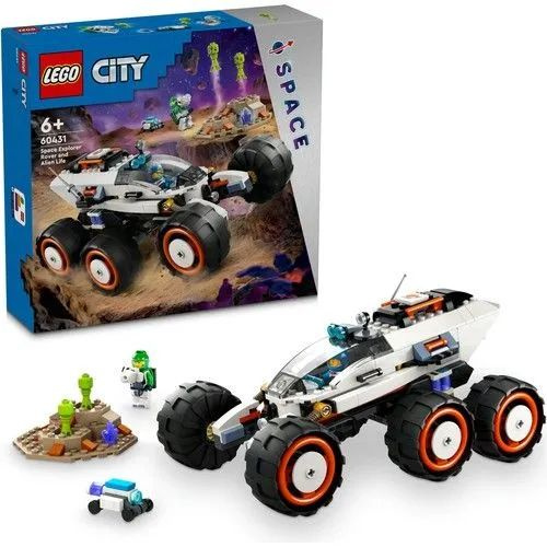 Конструктор LEGO City Space Explorer Rover and Alien Life Космический исследовательский марсоход и инопланетная #1