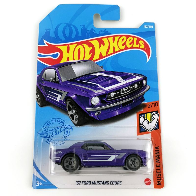 Машинка Mattel Hot Wheels 2021 C4982 67 Ford Mustang Coupe Purple #1