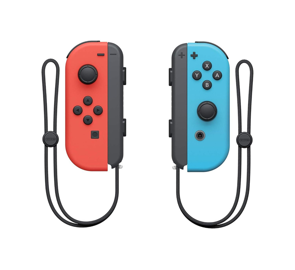 Nintendo Геймпад Joy-Con (L/R) - Left Neon Red/ Right Neon Blue, красный, синий #1