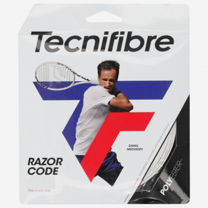 Струна для тенниса Tecnifibre 12m Razor Code, White, 1.30 #1