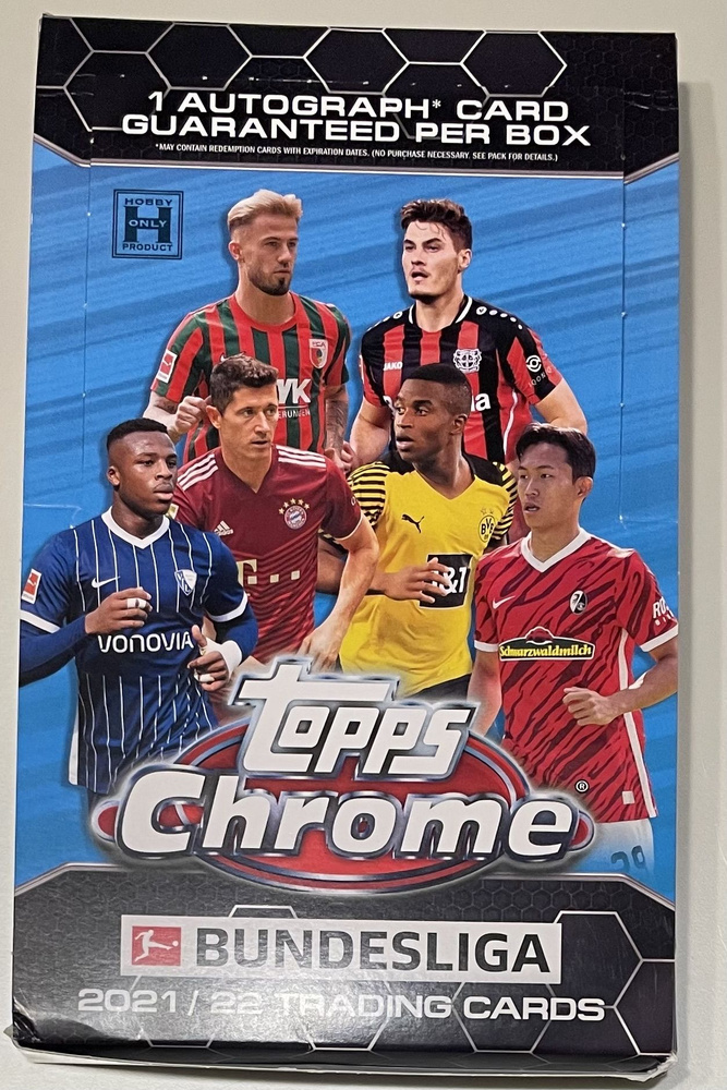 Карточки Topps Chrome Bundesliga 2021/22 All 18 Clubs #1