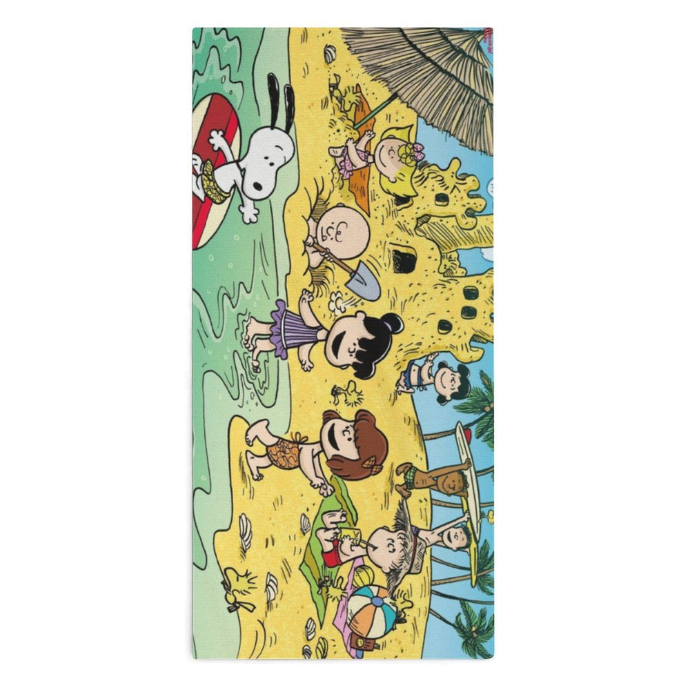 SNOOPY Полотенце для лица, рук, Микрофибра, 30x70 см, разноцветный, 1 шт.  #1