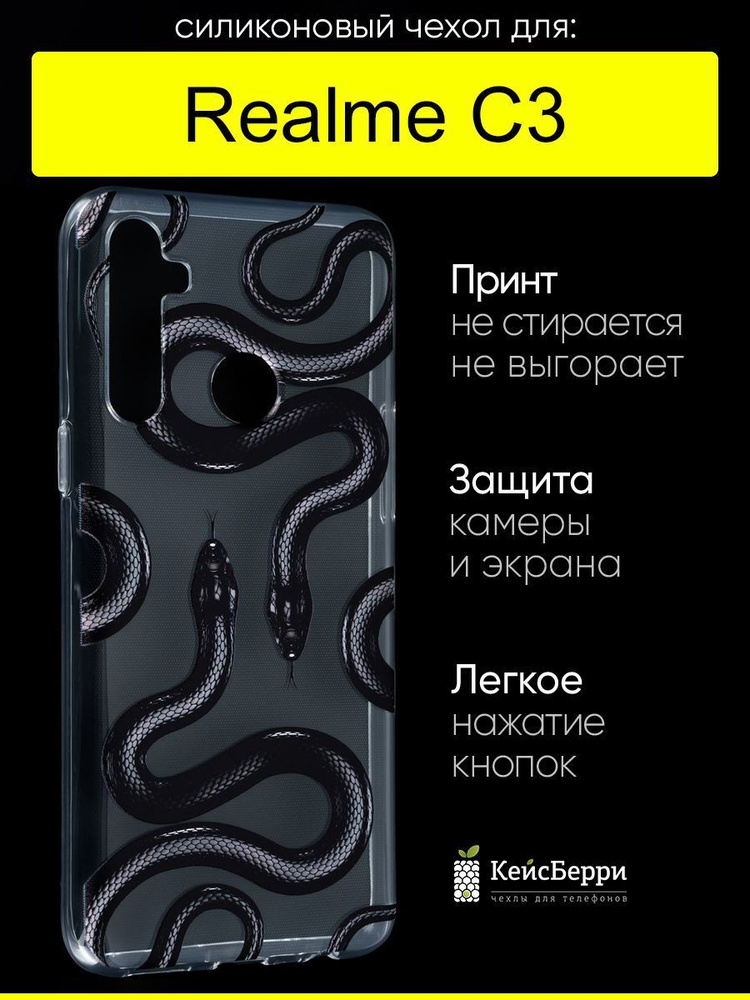 Чехол для Realme C3, серия Clear #1