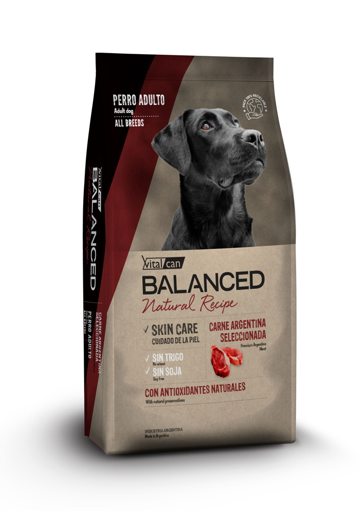 Сухой корм Vitalcan Balanced Dog Adult Natural Recipe для взрослых собак с отборной Аргентинской говядиной, #1