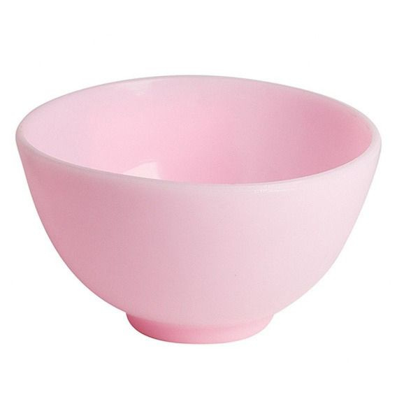 Anskin Чаша для размешивания маски Rubber Bowl, розовая, 300 мл #1