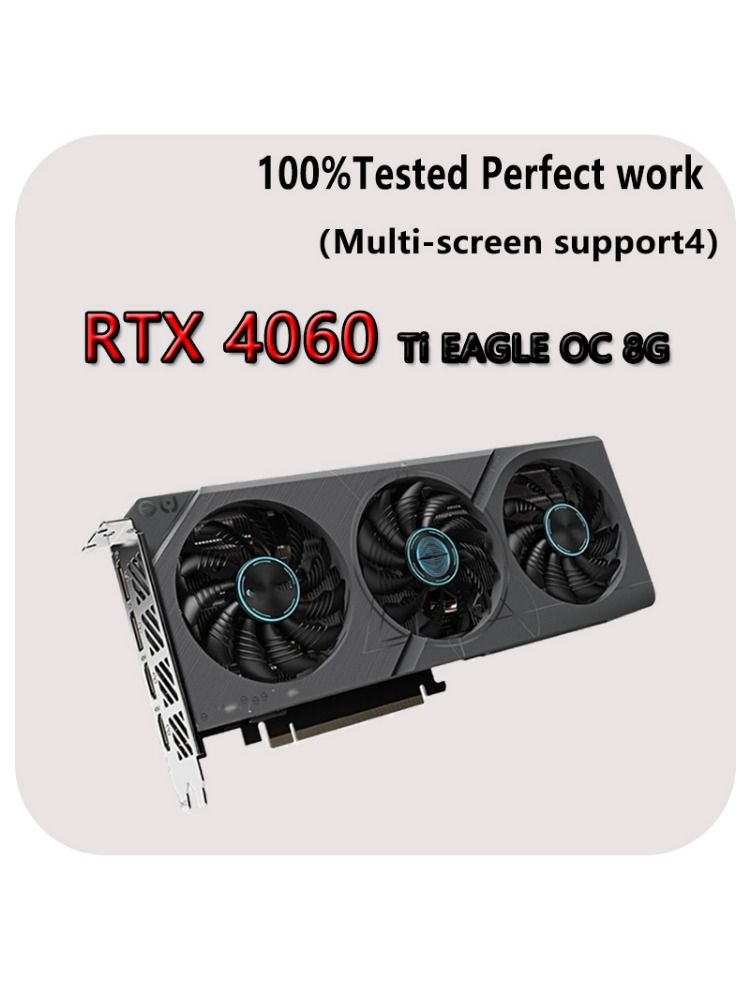 Видеокарта GeForce RTX 4060 Ti EAGLE OC 8G - купить с доставкой по ...