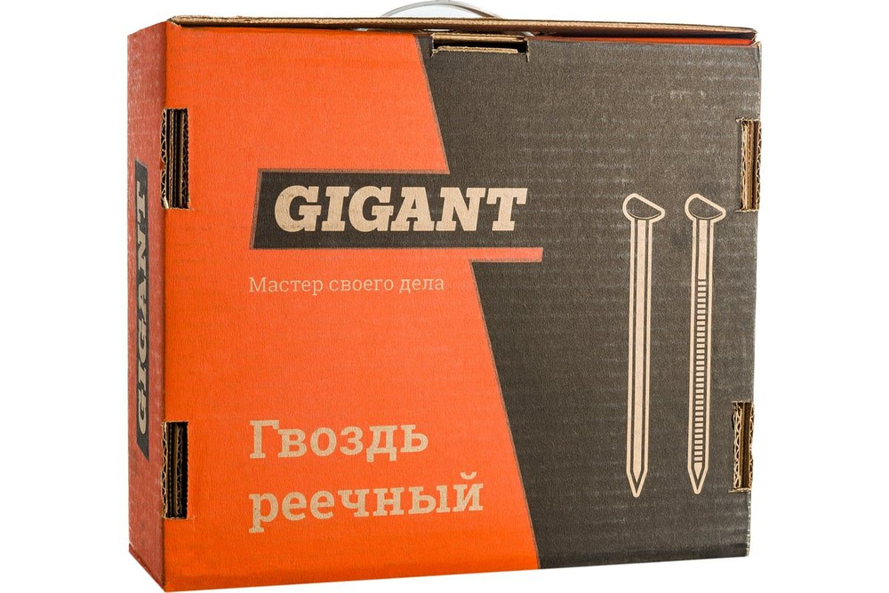 Реечный гвоздь по дереву Gigant D34, цинк, 28/50, рифл., 5000 шт. GGR-28-50  #1