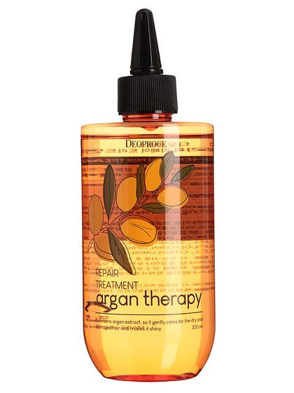 Deoproce Восстанавливающая маска для волос Argan Therapy Repair Treatment, с маслом арганы, 300 мл  #1