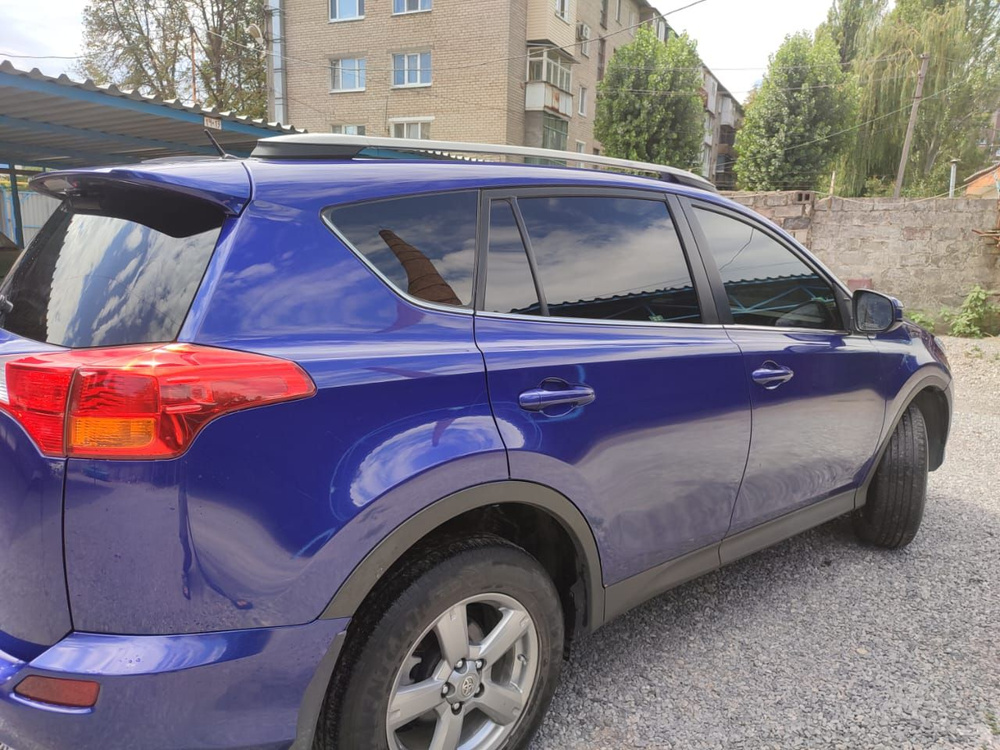 Рейлинги на крышу автомобиля для Тойота Рав 4 / Toyota RAV4 IV (XA40) 2012-2019 серия OE-Style продольные #1