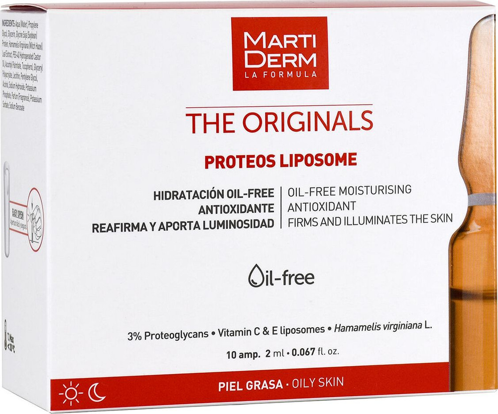 Martiderm / Мартидерм The Originals Proteos liposome Сыворотка для лица увлажняющая для жирной кожи, #1