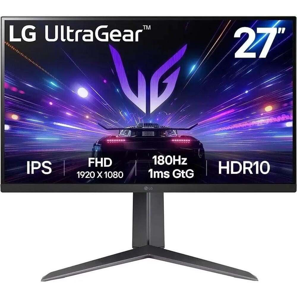 LG 27" Монитор 27GS65F-B, черный #1