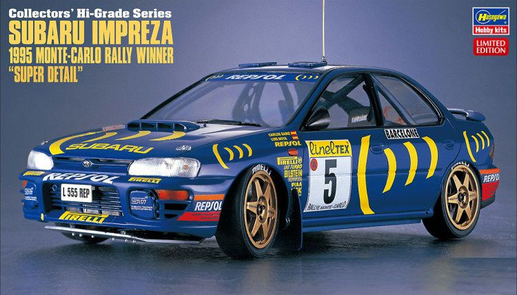 Сборная модель автомобиля SUBARU IMPREZA "1995 Sanremo Rally Winner" (1/24) 20574 Hasegawa  #1