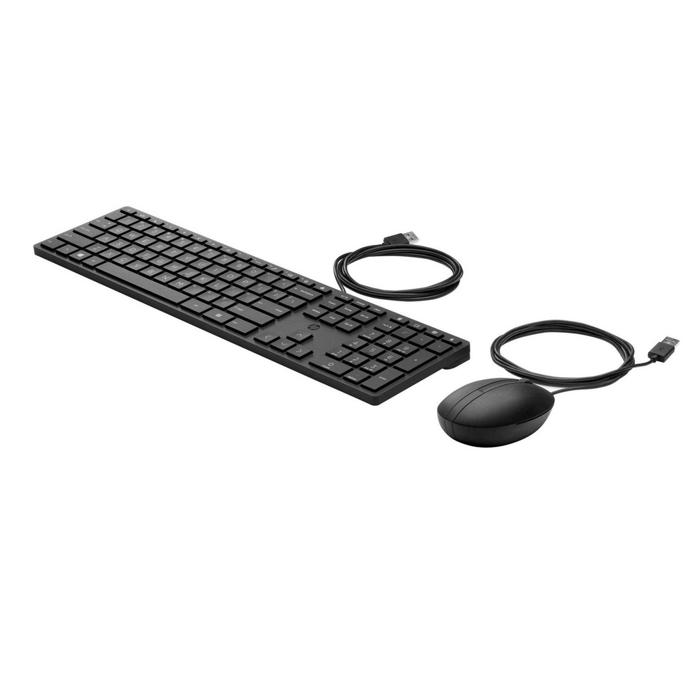 Клавиатура HP 320MK, Black, USB + мышь #1