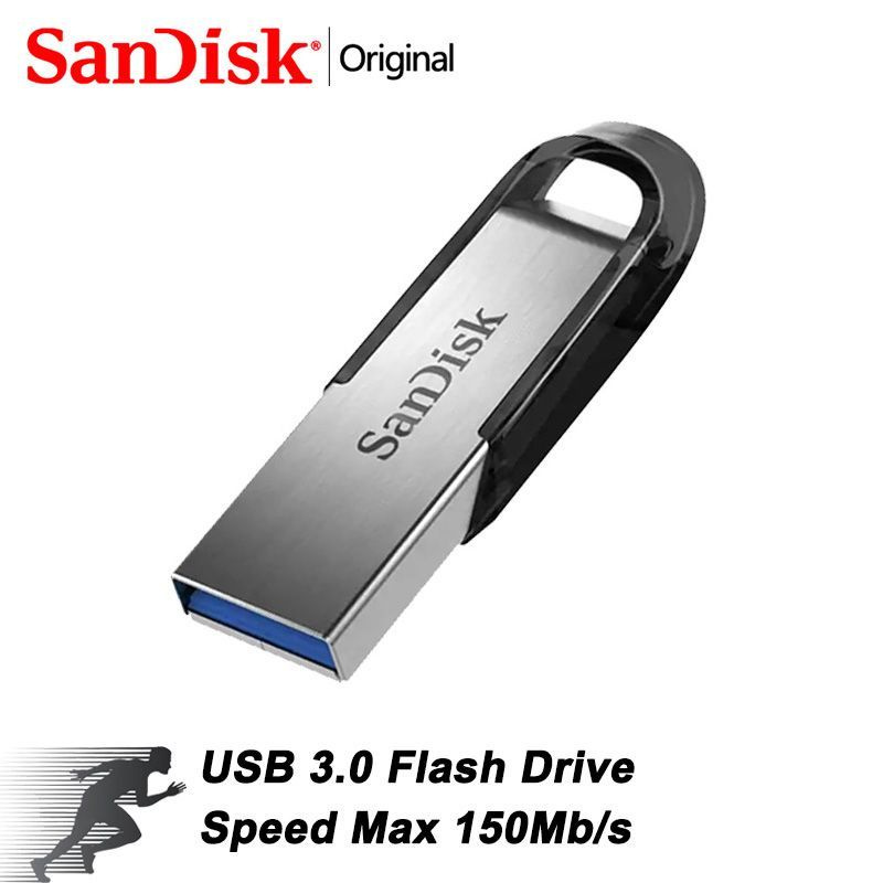 SanDisk USB-флеш-накопитель Cruzer Ultra Flair SDCZ73-128G 128 ГБ, серебристый  #1