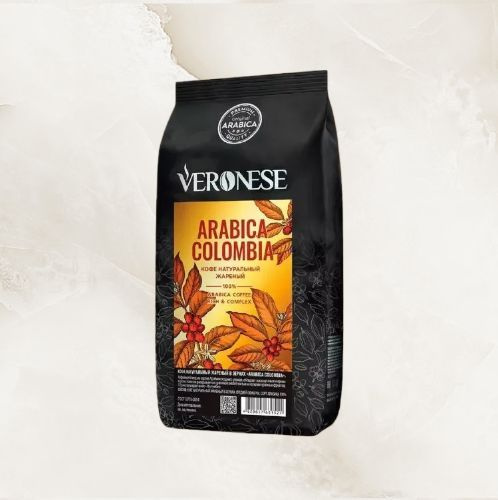 Кофе в зернах Veronese Arabica Colombia, 1 кг #1