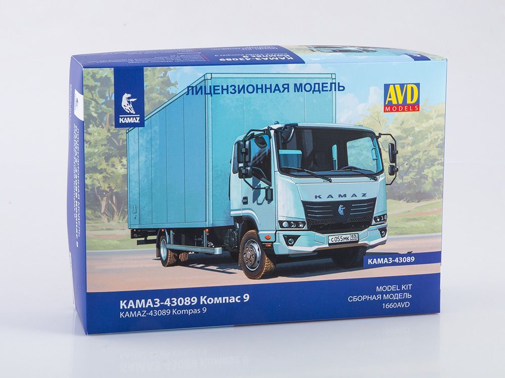 КАМАЗ-43089 Компас 9 , сборная модель #1