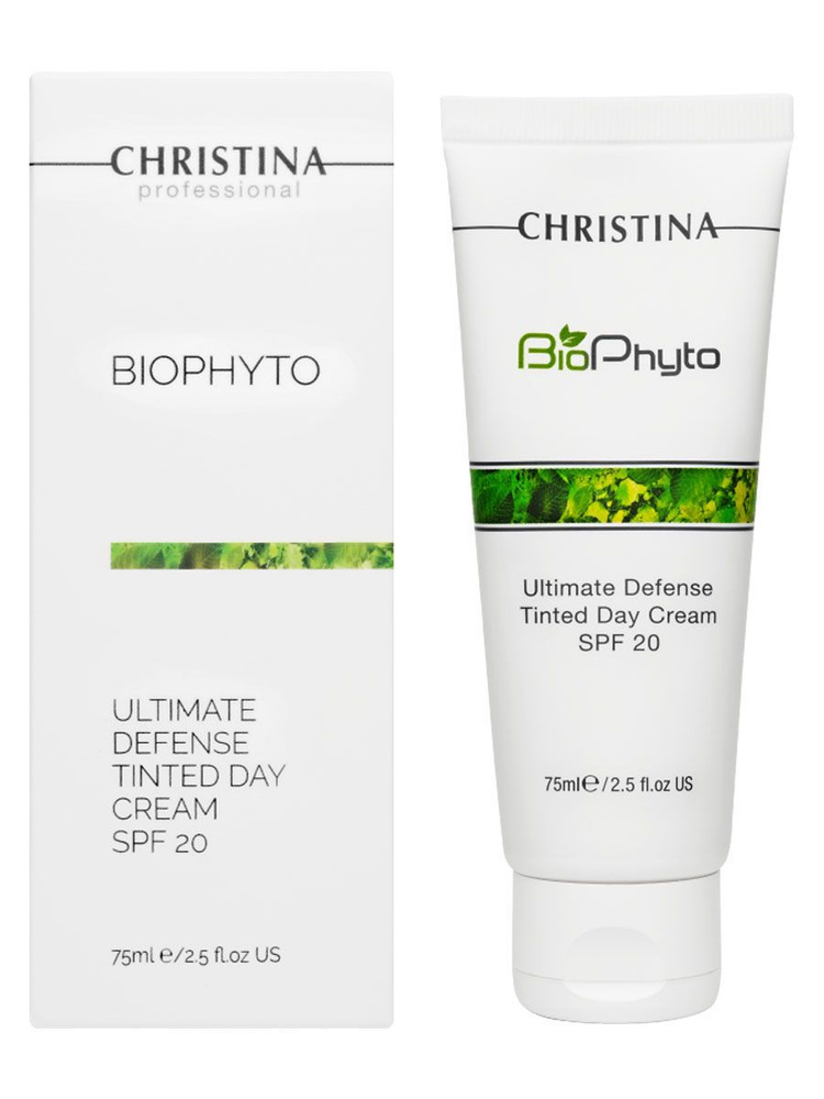 Christina Bio Phyto Ultimate Defense Tinted Day Cream SPF 20 Дневной крем для лица Абсолютная защита #1