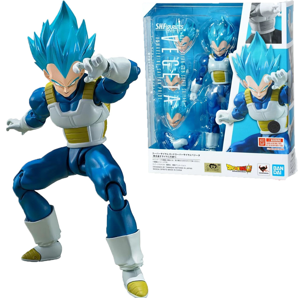Экшн Фигурка Bandai S.H.FIGUARTS Dragon Ball Super - Супер Сайян Бог ...