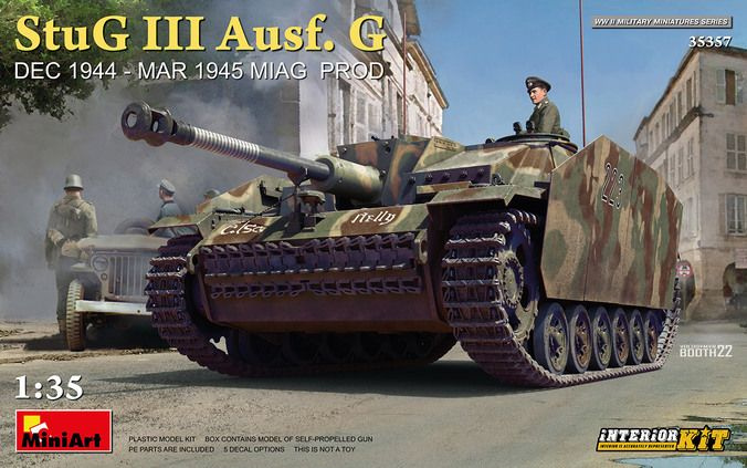 35357 MiniArt StuG III Ausf. G Dec 1944 - Mar 1945 Miag Prod (с интерьером) 1/35 #1