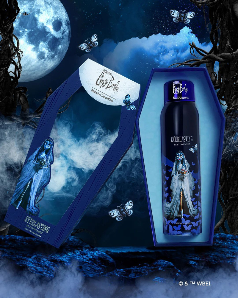 Спрей для фиксации макияжа Beauty Creations Tim Burton's Corpse