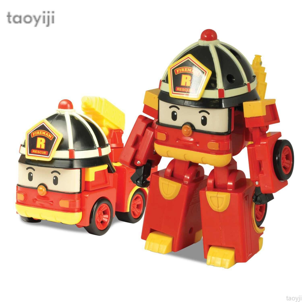 Игрушка робот трансформер Робокар Поли, Рой трансформер 10 см, Robocar Poli, MRT-0652taoyji  #1