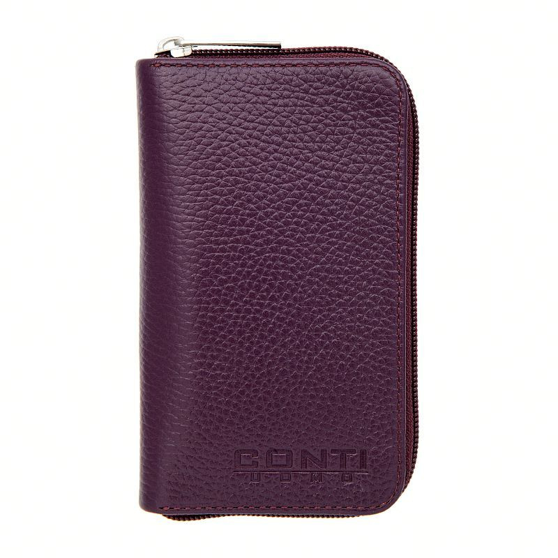 Ключница натуральная кожа Conti UOMO 742172 violet #1